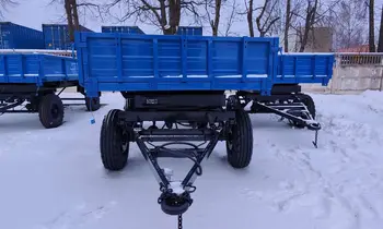 Усиленные борта и надежная рессора - секрет успеха прицепа 2ПТСЕ-4,5! 