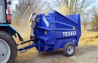 Измельчитель рулонов TESEO, мелкая фракция 3-4 см, сено/солома