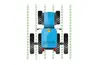 Комплект узких колес 2х4 (11.2-24, 230/95R44) м/р 450/700/750 мм