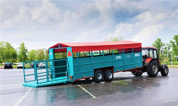 Прицеп для перевозки скота ТПС-6-01