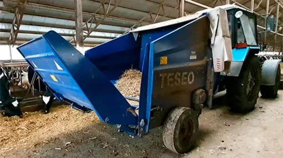 Teseo с фрезой для грубых кормов