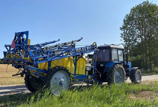 Прицепной опрыскиватель ОП-3000-24 с компьютером и миксером